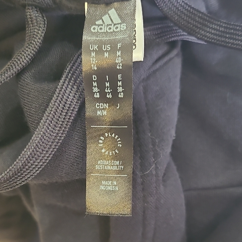 Adidas Black Hoodie with Multicolor Logo - Like New - Picture 6 of 6
